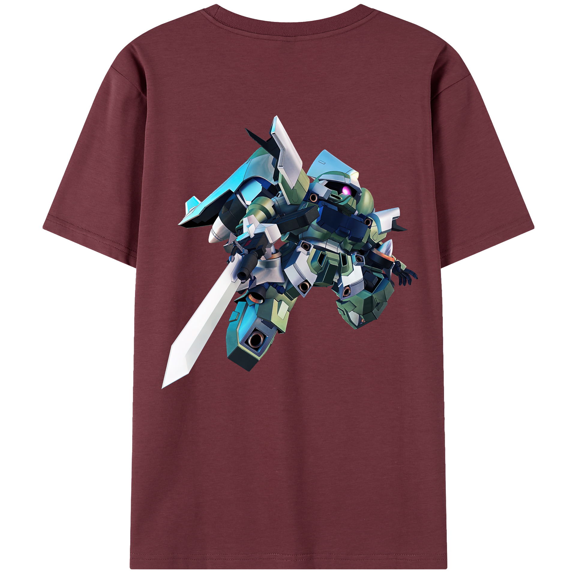 （画像用） 機動戦士ガンダム Mobile Suit Gundam 綿100％半袖Tシャツ（背面プリント）